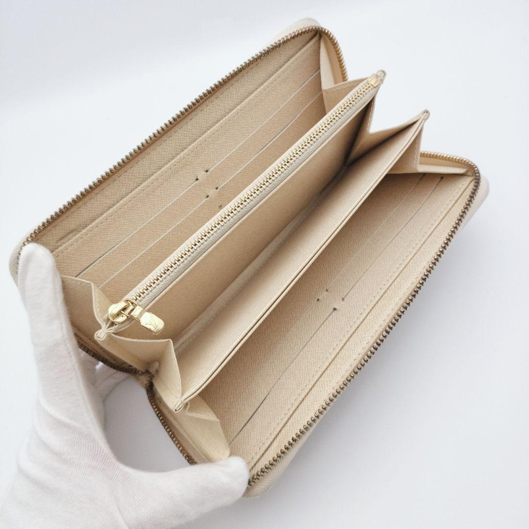 極美品✨ジッピーウォレット ダミエ アズール ルイヴィトン ラウンド 長財布