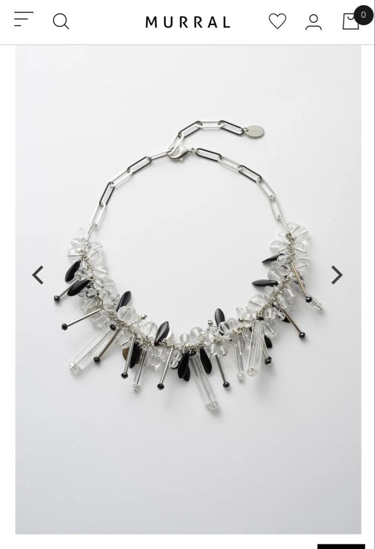 MURRAL ガラスネックレス　Encounter necklace