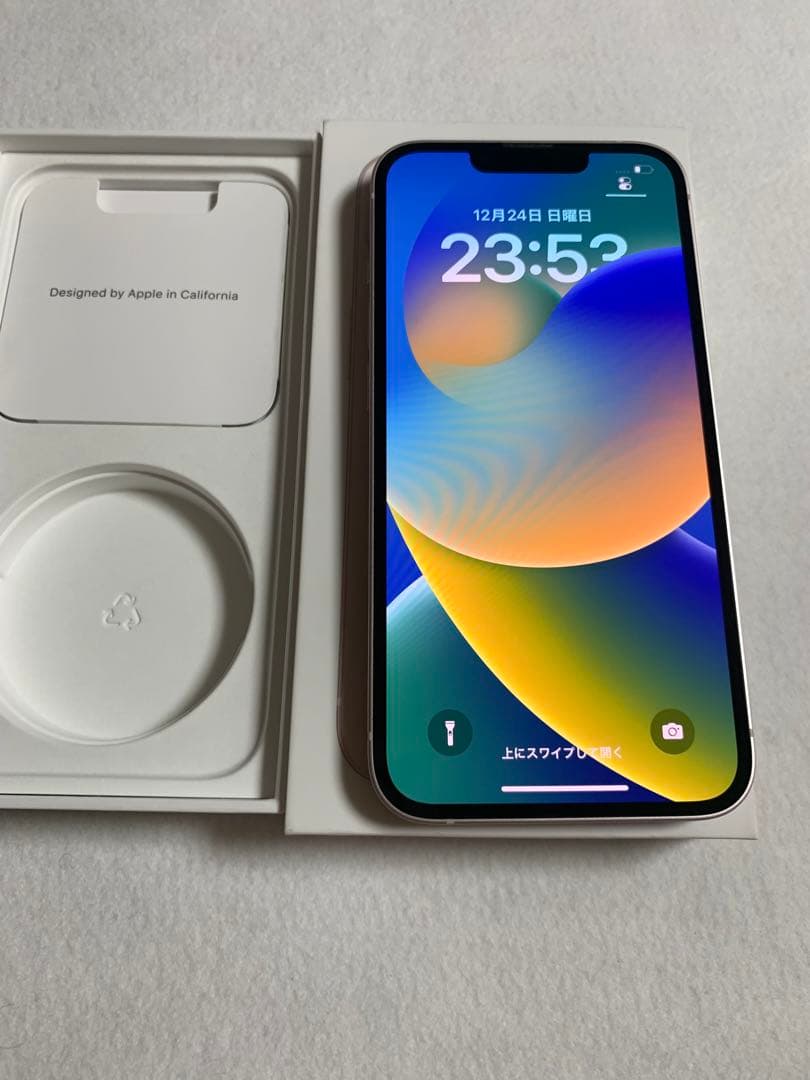 超美品　国内版　simフリー　iPhone13 256GB ピンク色