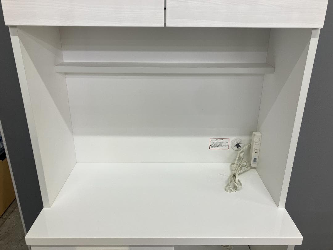 ニトリ 食器棚 キッチンボード ソレル80KB ホワイト