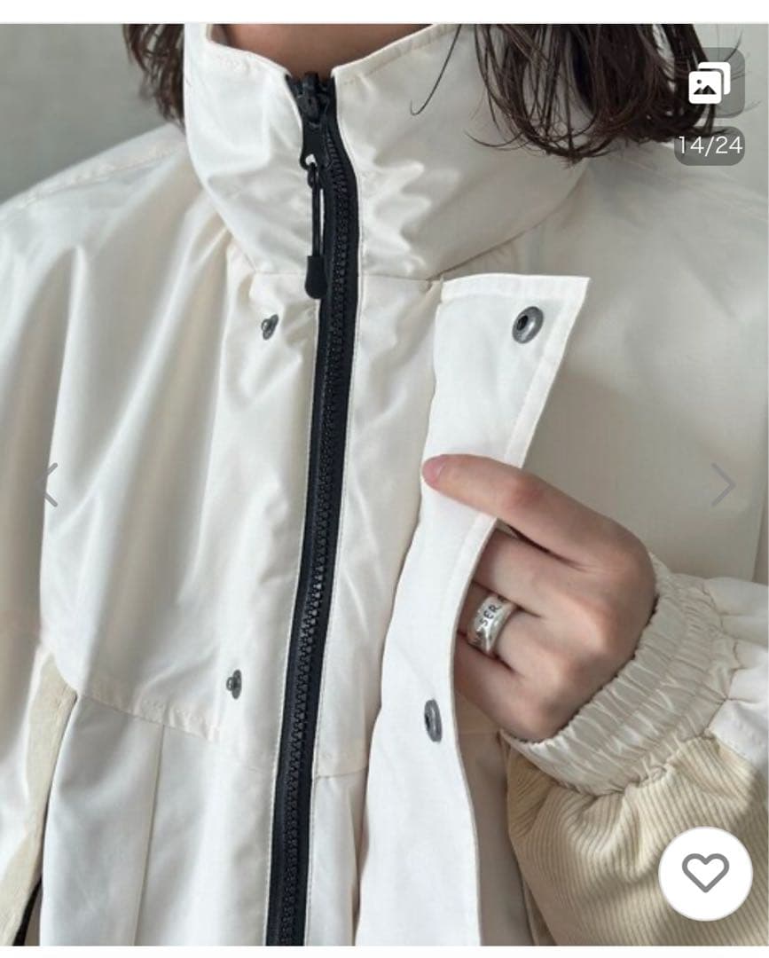 CPCM ミリタリー中綿ブルゾン　リバーシブル