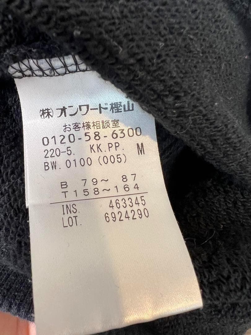 マ*ト様 ポールスミス　20AW 黒　パーカー　レディース　Mサイズ