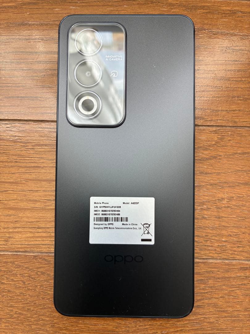 OPPO A3 5G ブラック 3カメラ ケース付き