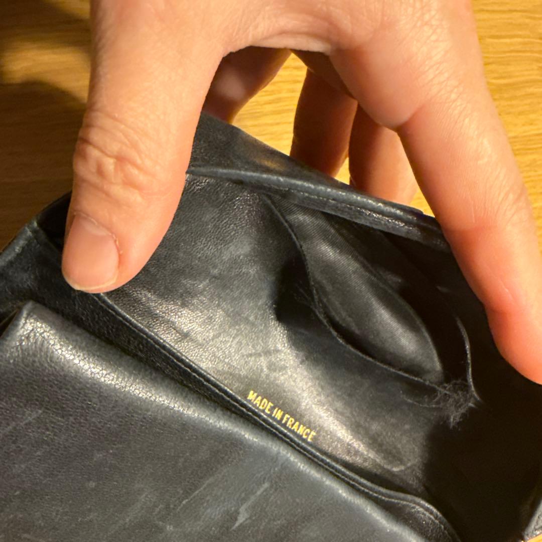U*a様 CHANEL ブラック キャビアスキン 長財布