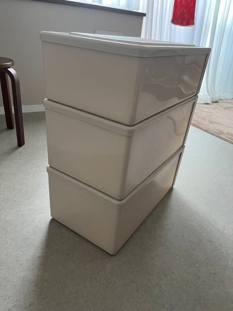 Fits フィッツ 収納ケース 衣装ケース S-30 M-30 カプチーノ