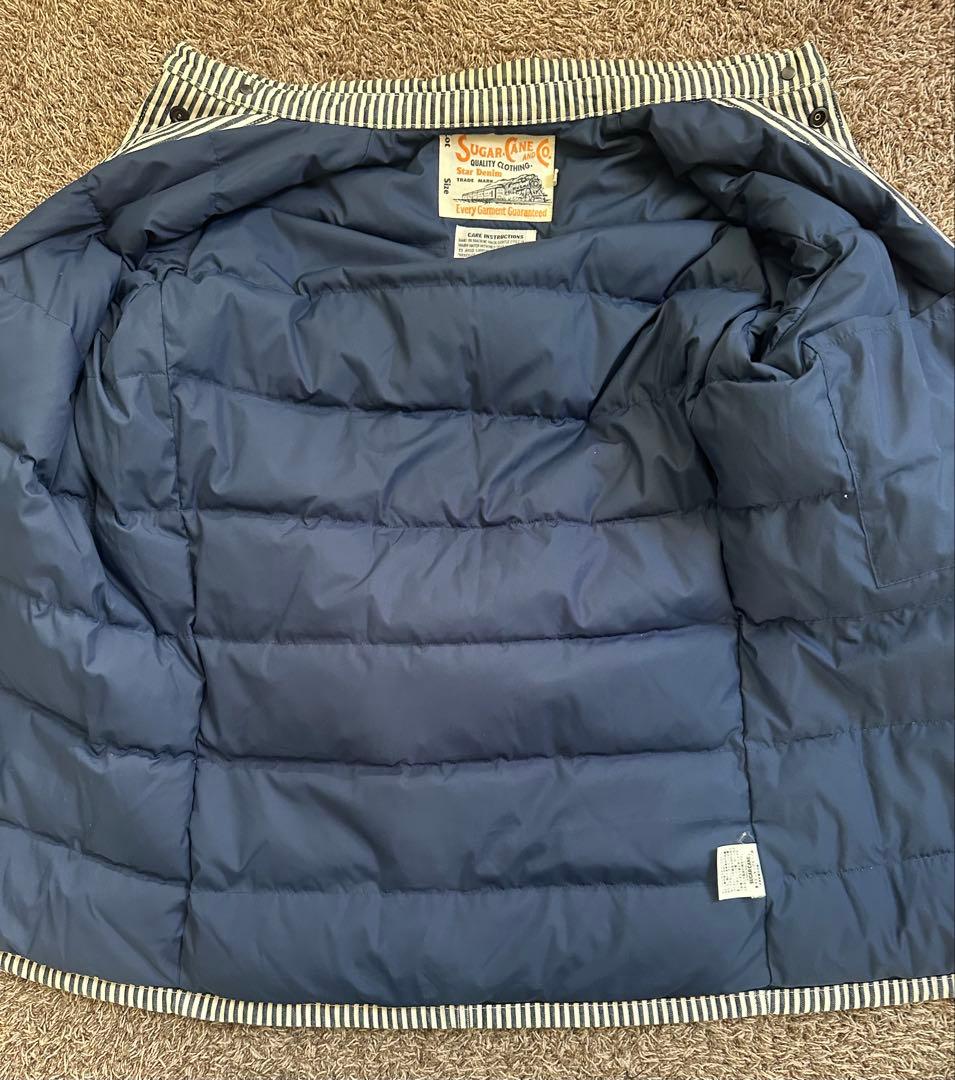 シュガーケーンカバーオール ダウンジャケット SUGAR CANE Mサイズ