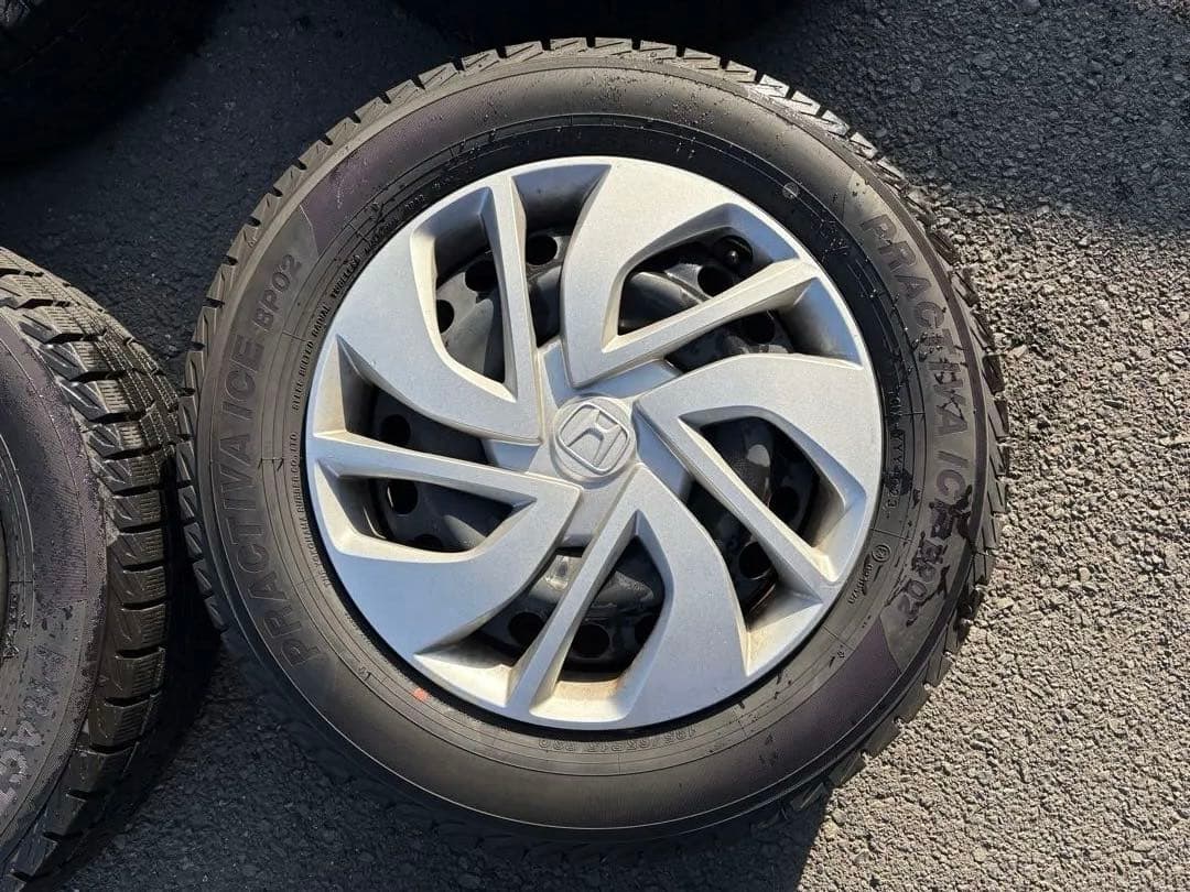 15インチ スチールホイール スタッドレス4本セット　ホンダ フリード