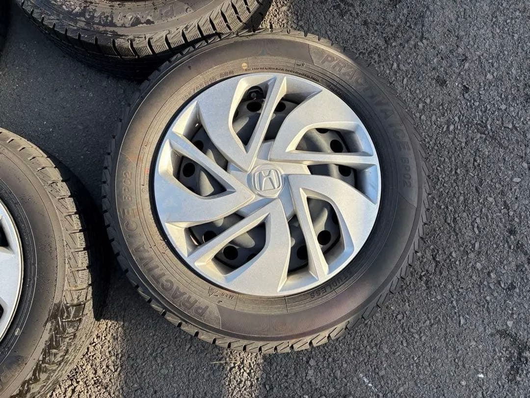 15インチ スチールホイール スタッドレス4本セット　ホンダ フリード
