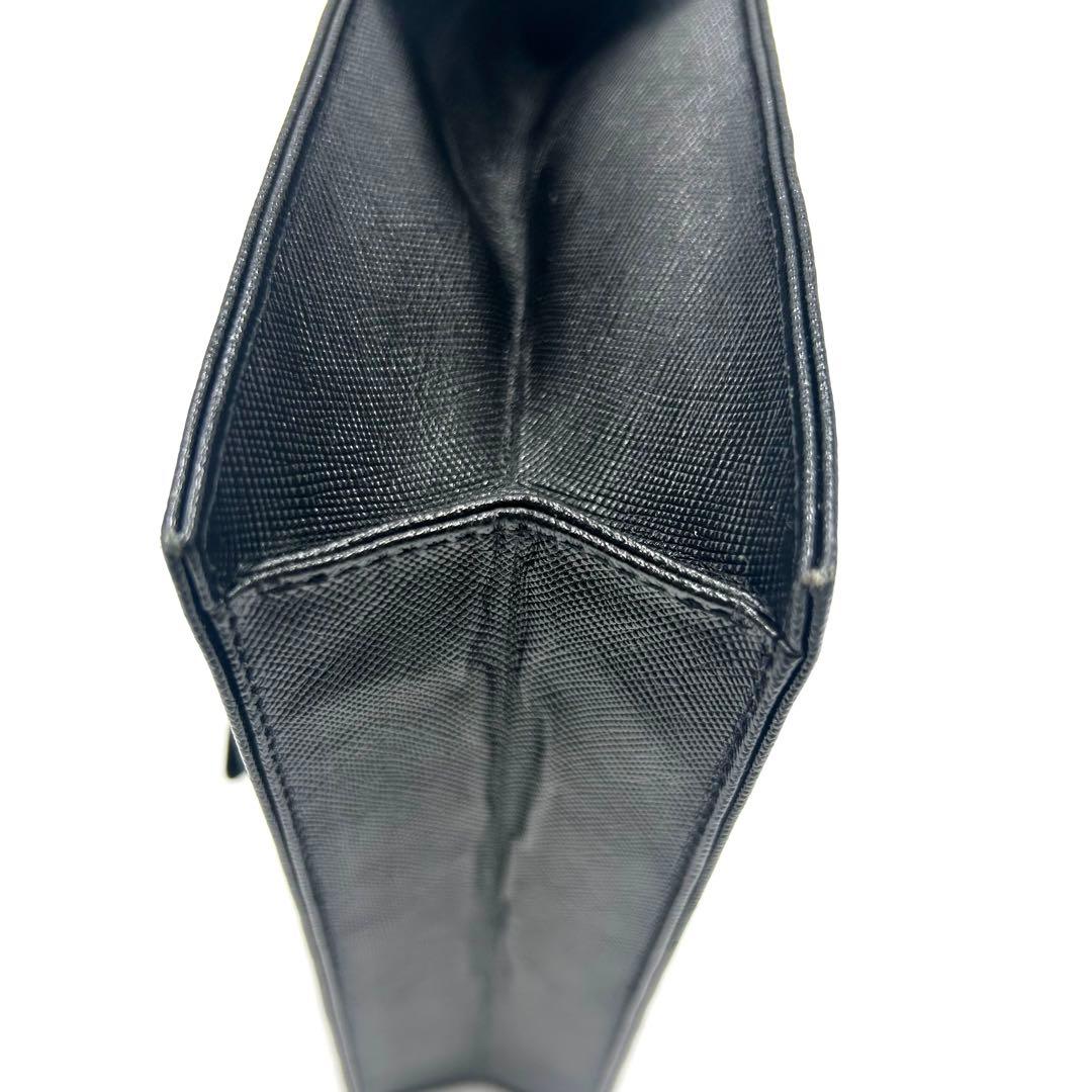 美品 サンローラン カサンドラ クラッチバッグ セカンドバッグ ブラック