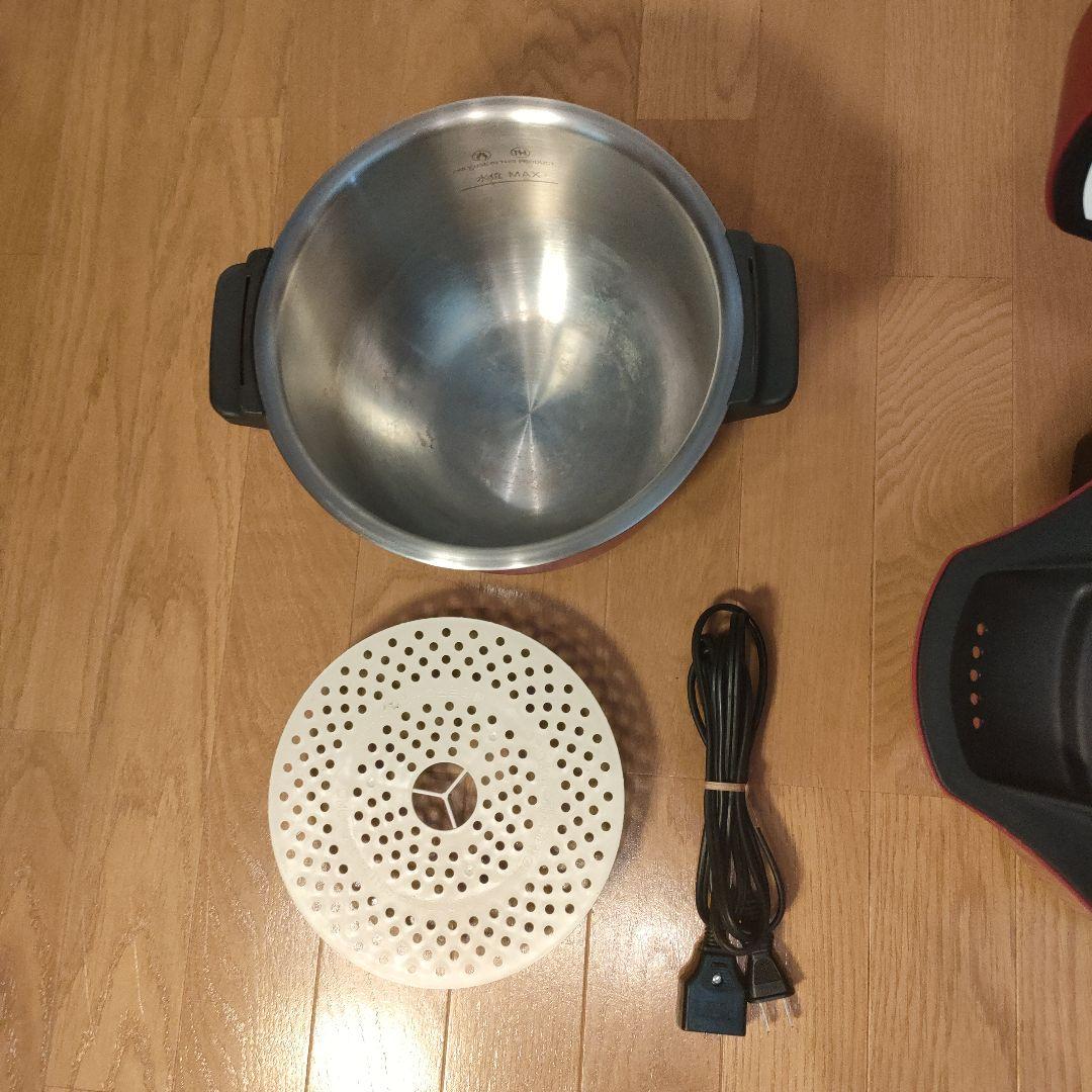 SHARP ヘルシオ 水なし自動調理鍋 KN-HT24B-R 2016年製