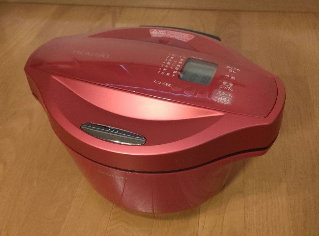 SHARP ヘルシオ 水なし自動調理鍋 KN-HT24B-R 2016年製