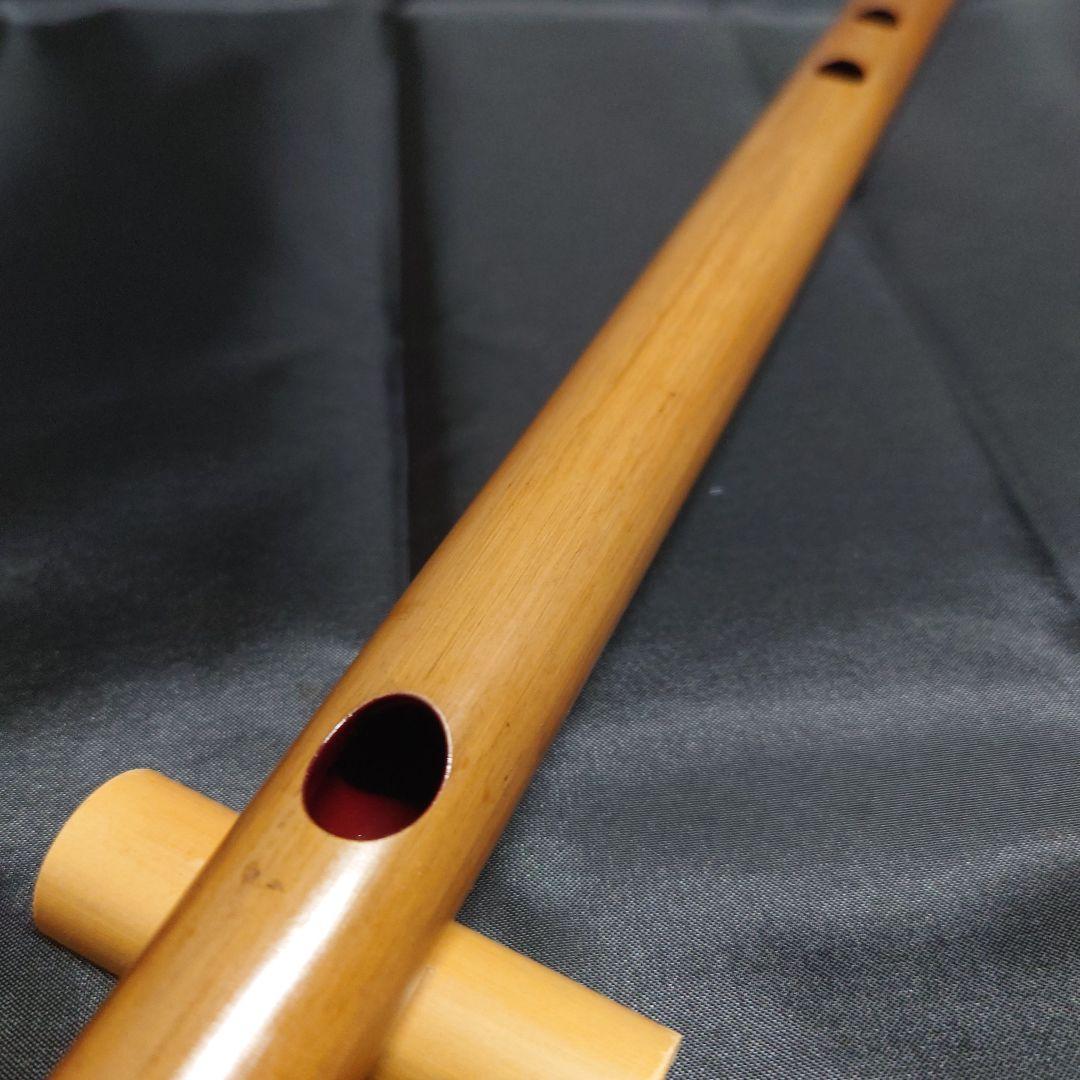 篠笛　五本調子　古典調　七穴　拭漆