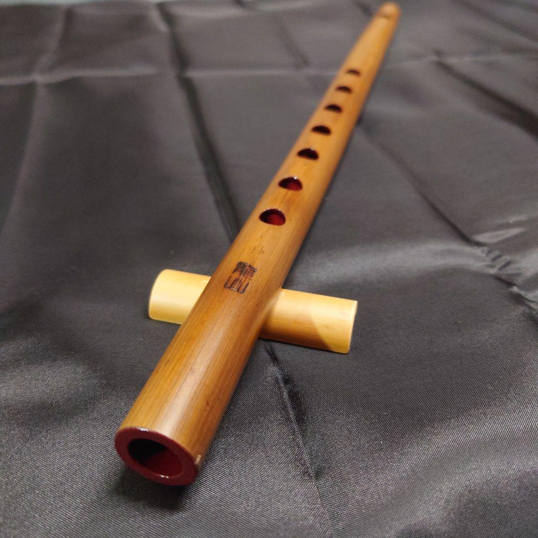篠笛　五本調子　古典調　七穴　拭漆