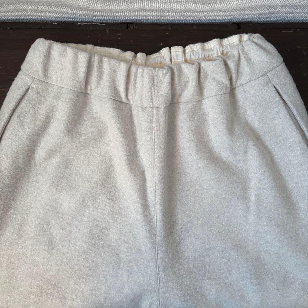 NO CONTROL AIR リングウール ニットメルトン テーパードパンツ