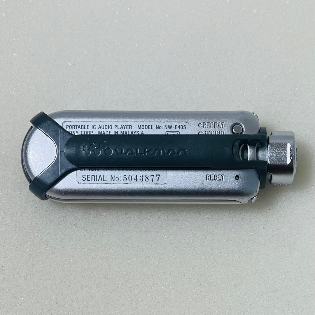 SONY ウォークマン NW-E405 オーシャンブルー 現状品 ホルダー付
