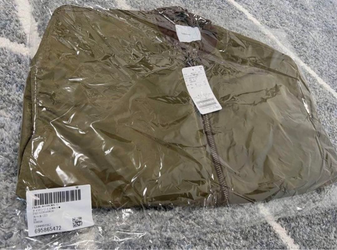 新品　フレームワーク FRAMeWORK ナイロンツイルMA-1 カーキ38