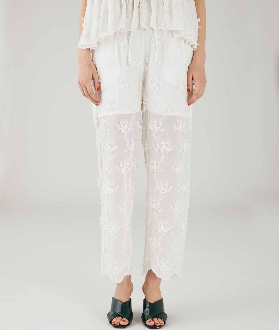 Mさま専用クリンクルsheer cotton 3D embroidery