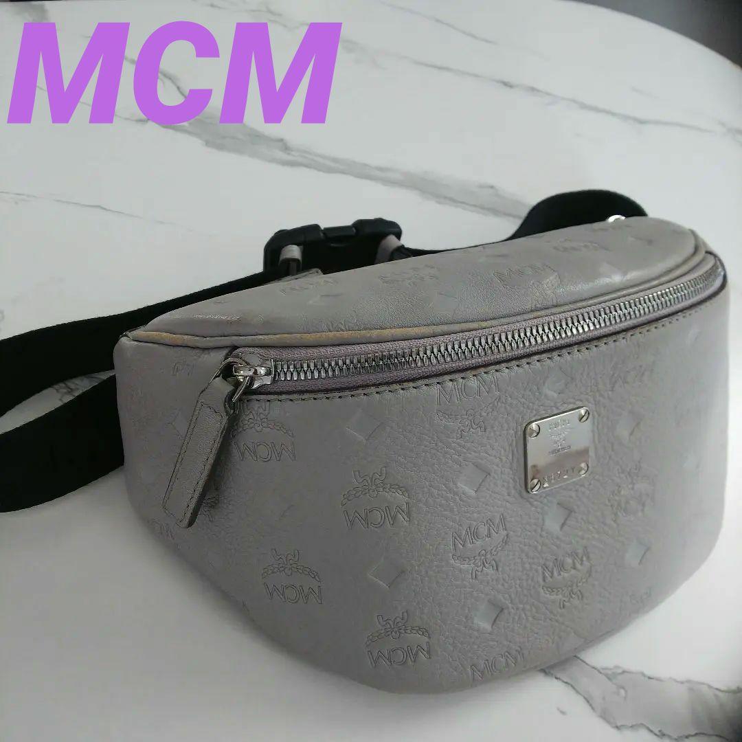 SS★MCM★エムシーエム【入手困難】ボディバッグ／ウエストバッグ【中古】