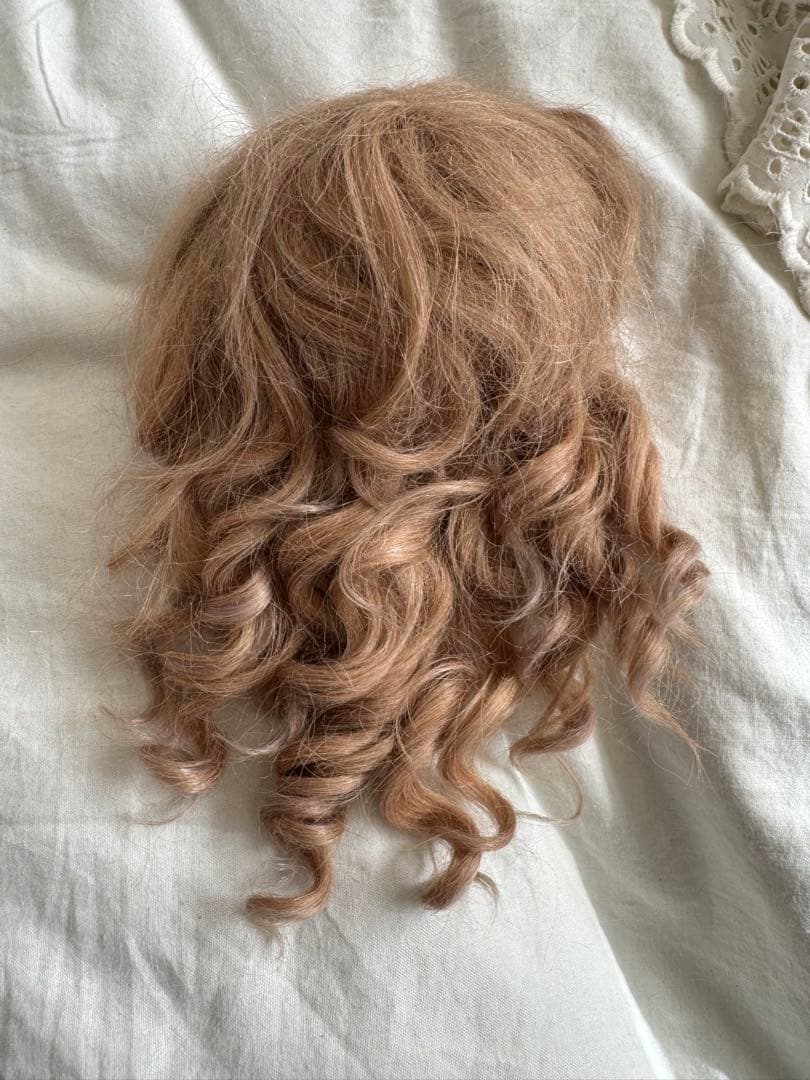 アンティークビスクドール用モヘアウィッグ(サイズ11)