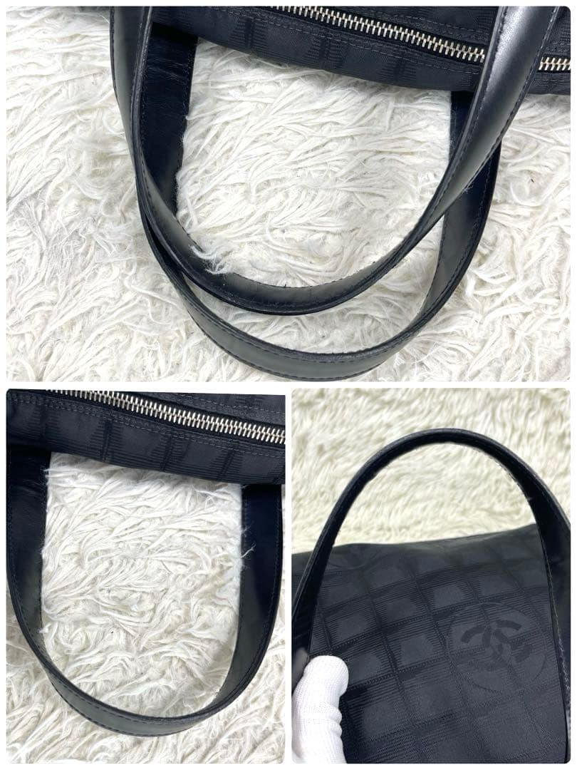 CHANEL シャネル　ブリーフケース　ニュートラベルライン　ナイロン　ロゴ刺繍