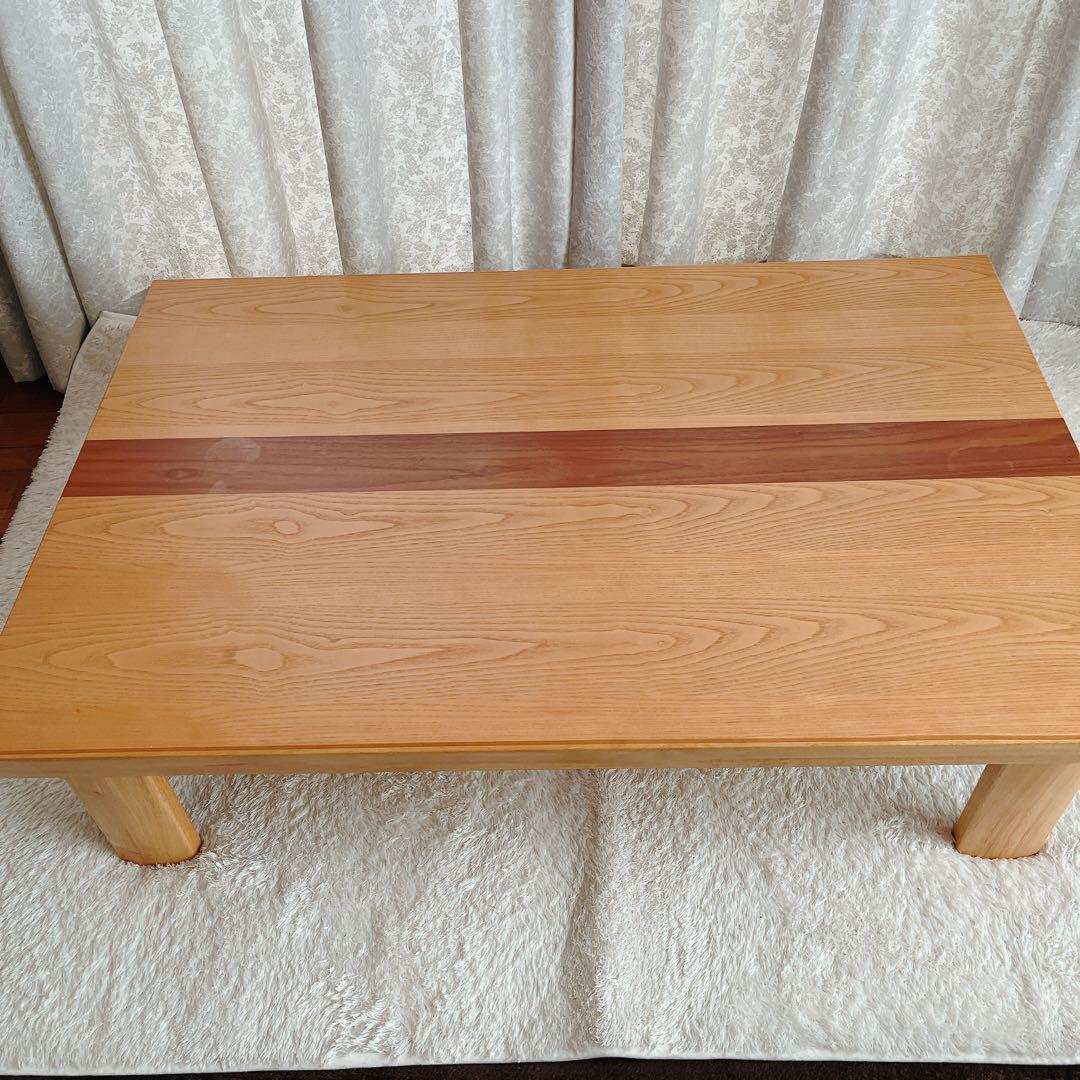 折りたたみ】協立工芸 天然木 木製 ローテーブル