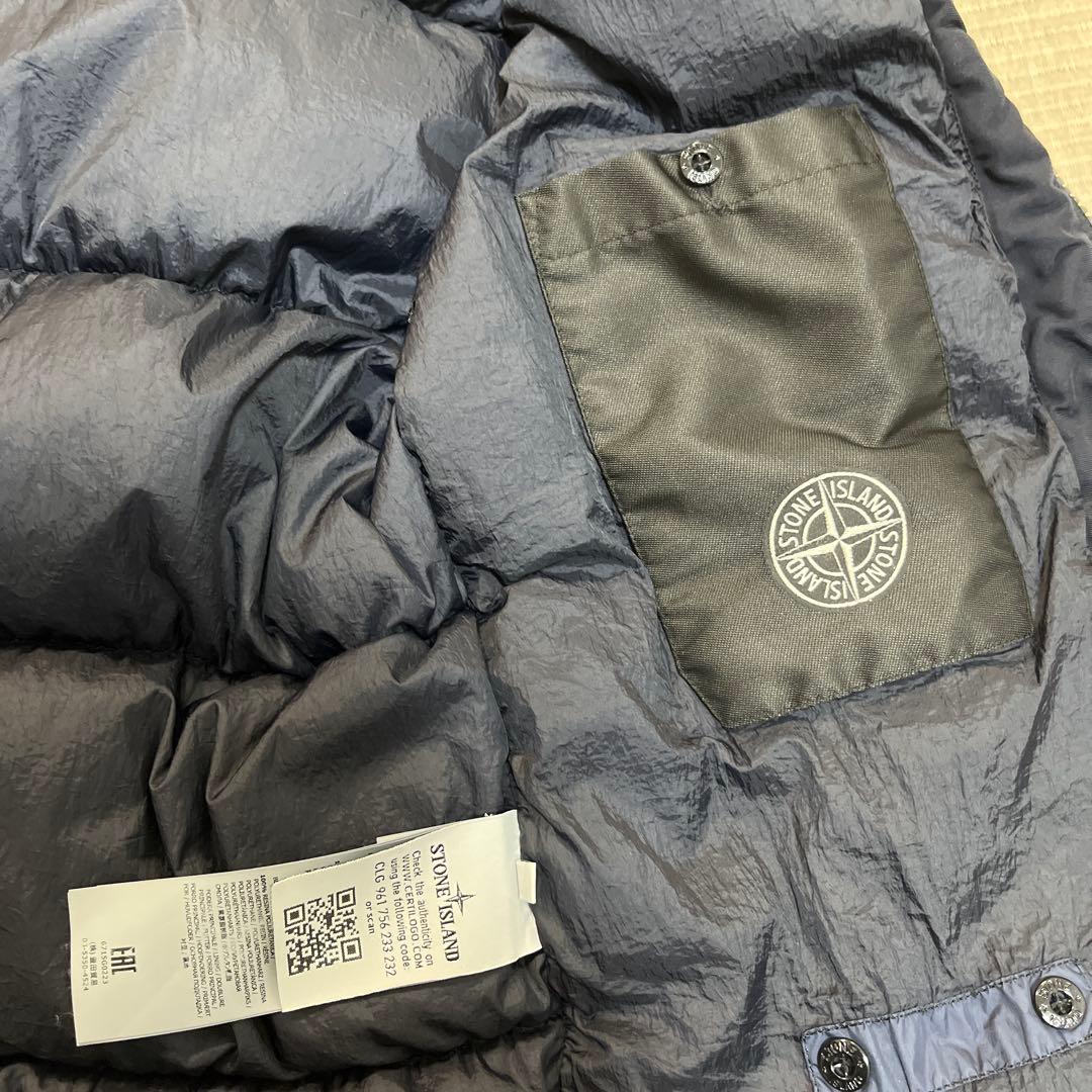 STONE  ストーンアイランド　ダウンベスト　極美品　Sサイズ
