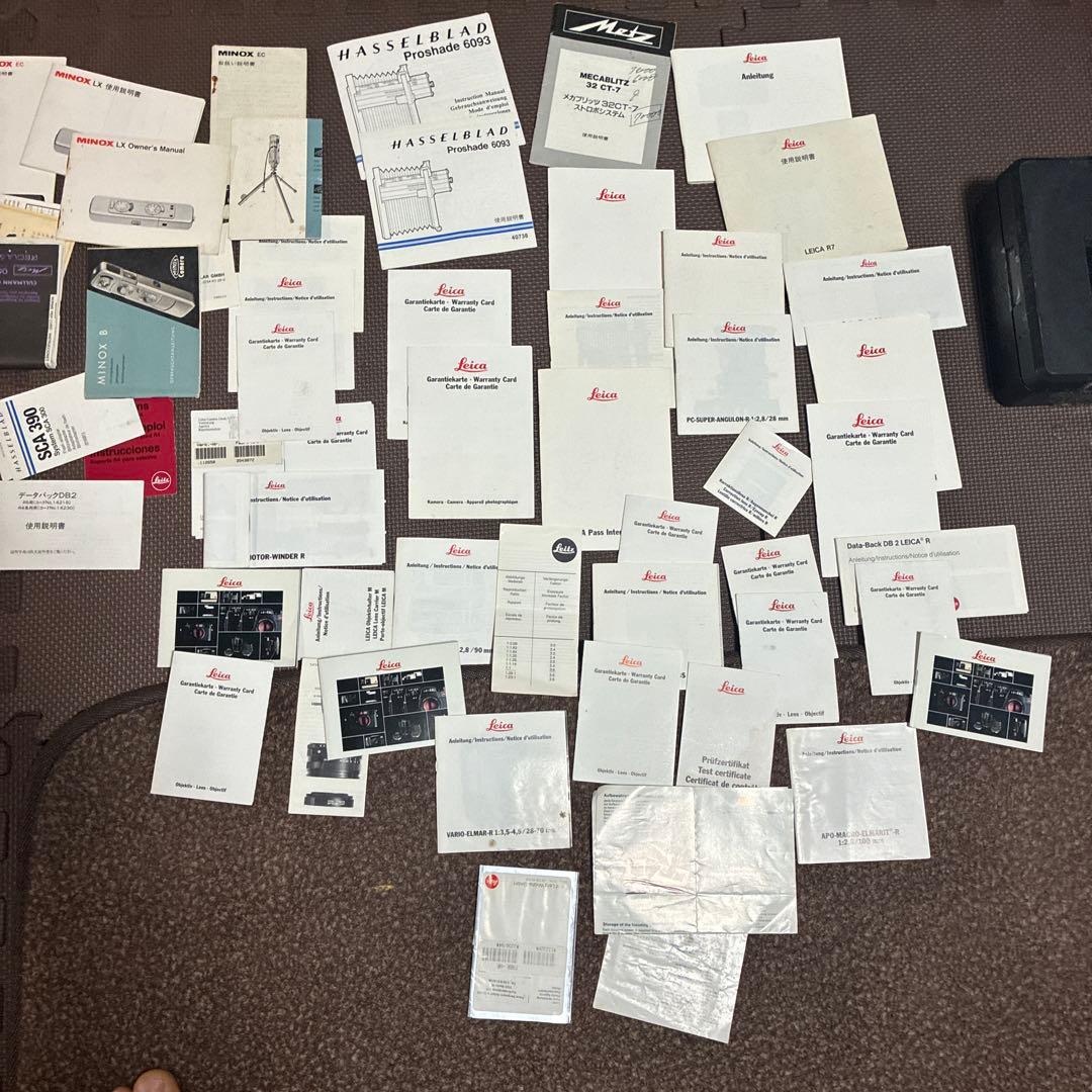 ライカLEICAなど色々説明書など