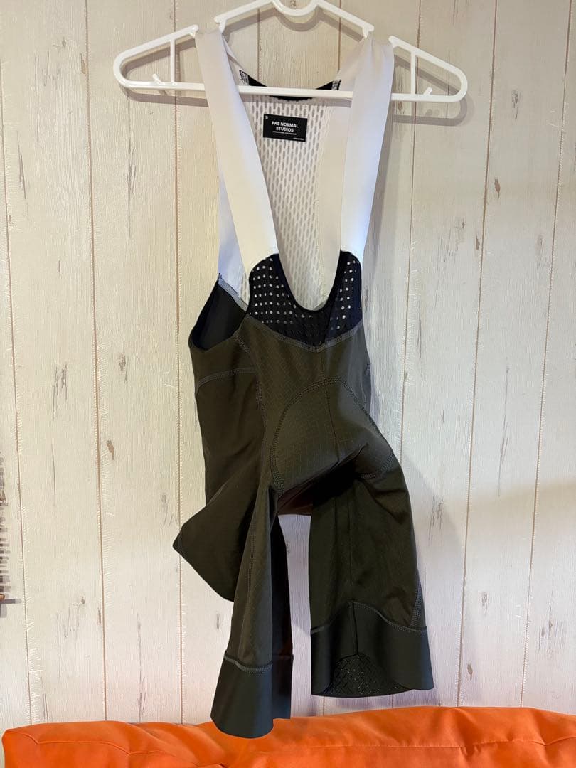 PAS NORMAL STUDIOS サイクルビフショーツ　グリーンSサイズ