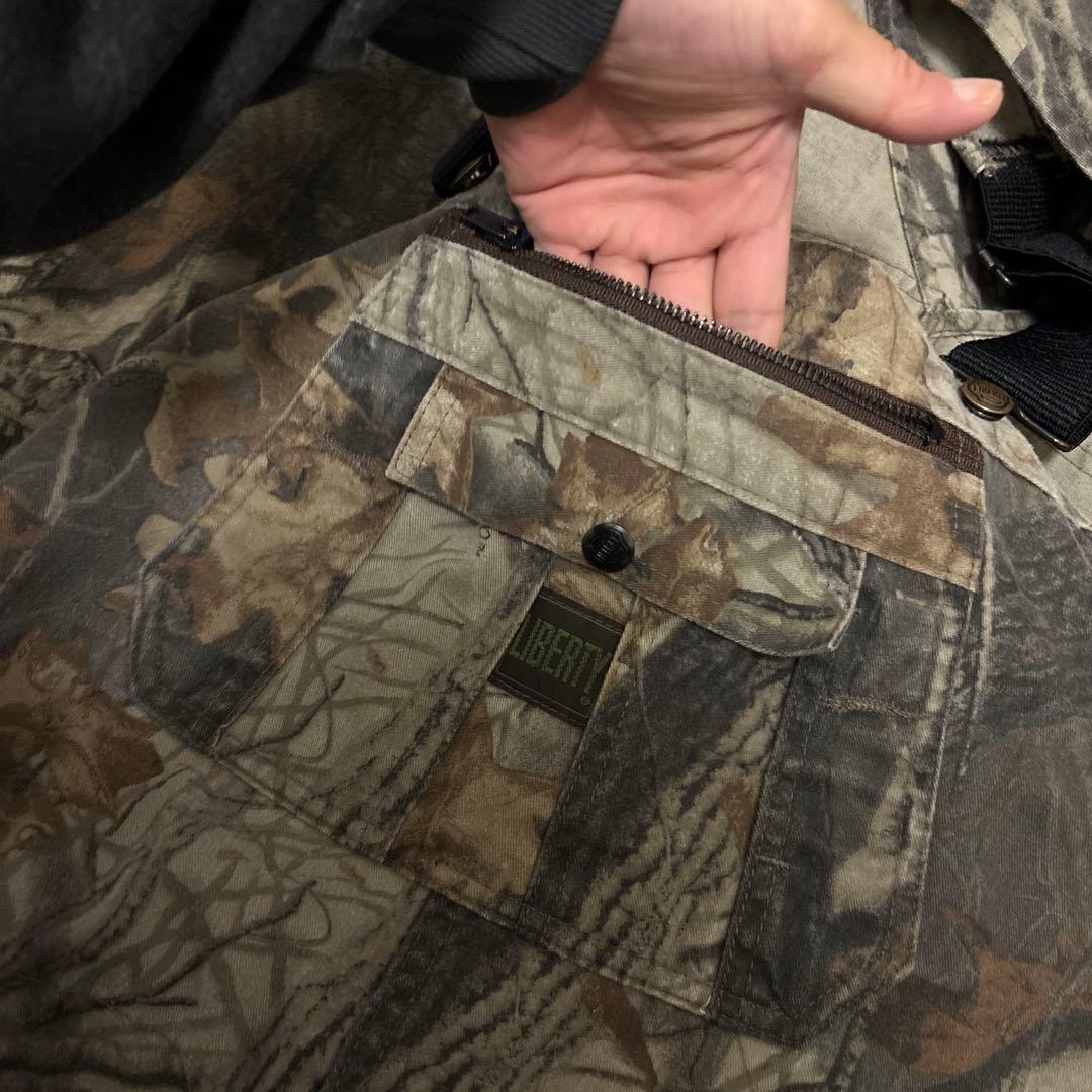 90s LIBERTY リアルツリー オーバーオール メンズ 42 送料込み