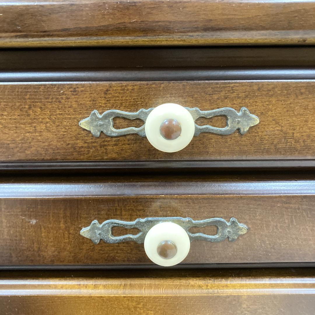 【飛騨産業】キツツキ　２面食器棚　カップボード　キッチンボード