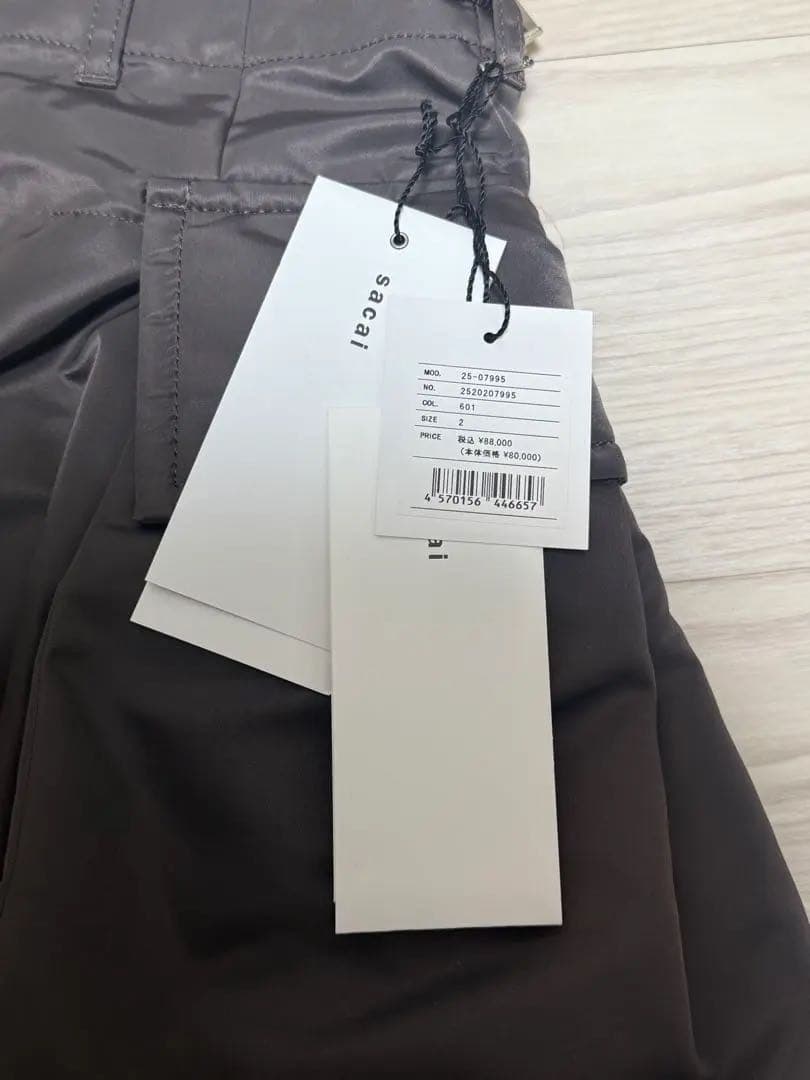 テ*ー様 Sacai 25aw ナイロンツイル カーゴショーツ