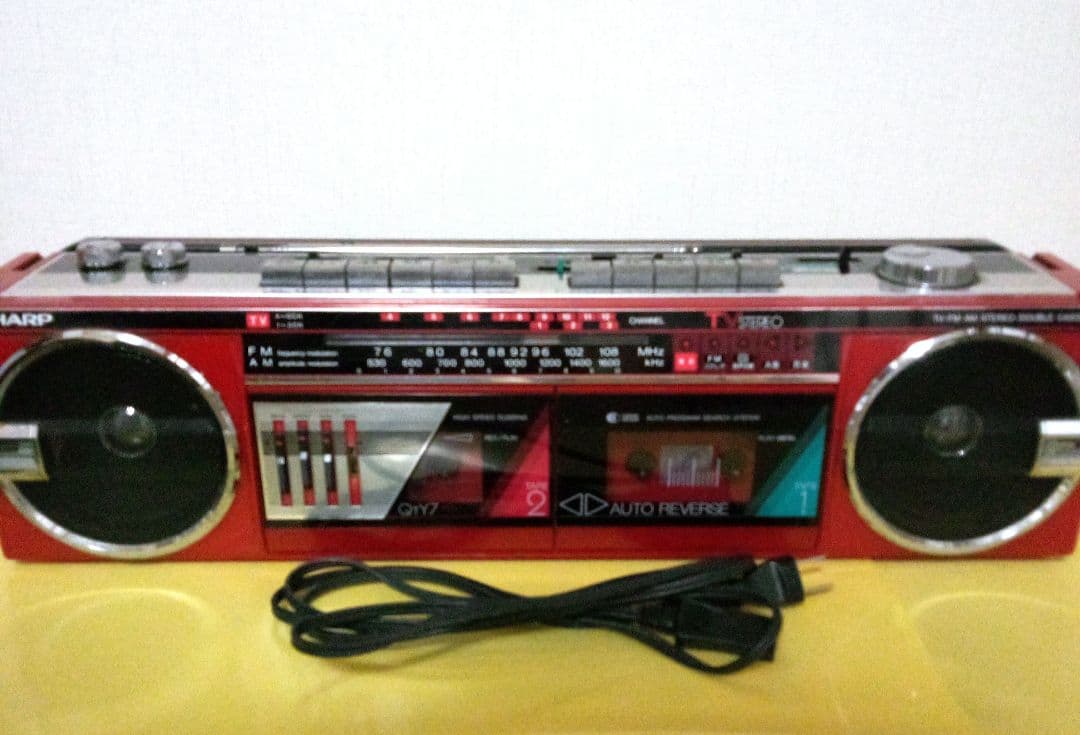 ジャンク品ダブルカセット