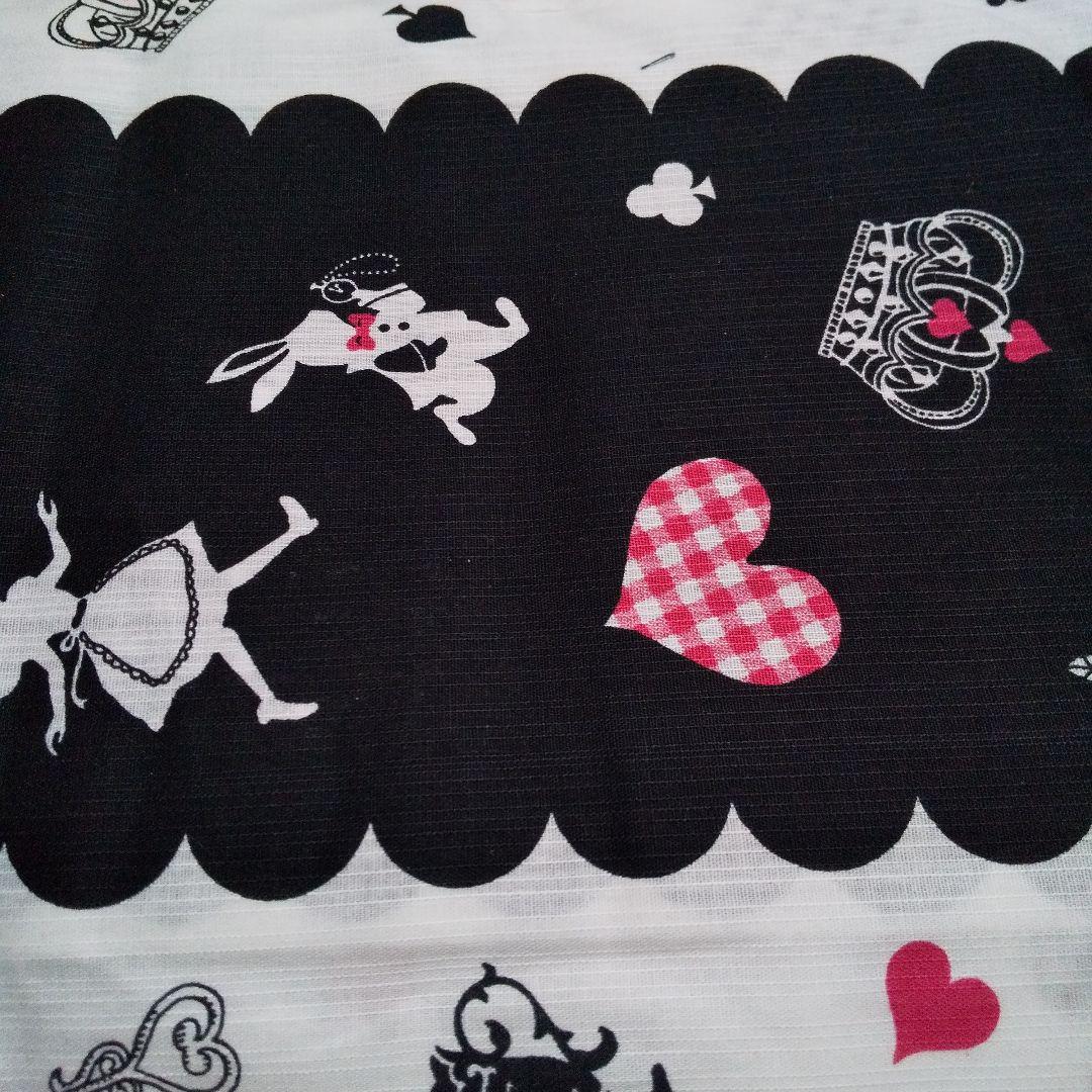 浴衣&半幅帯 ふしぎの国のアリス