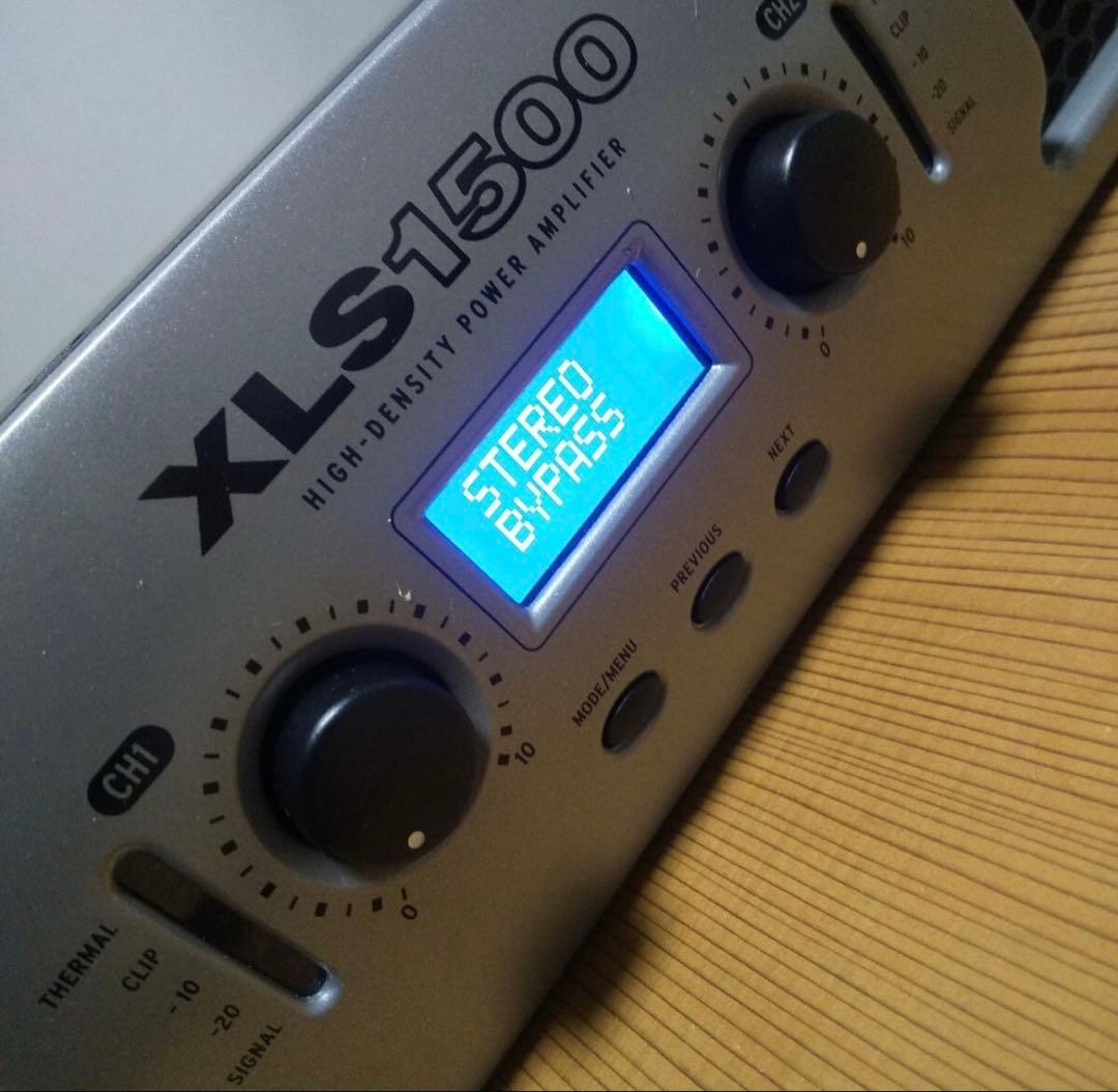 Amcron XLS1500 パワーアンプ