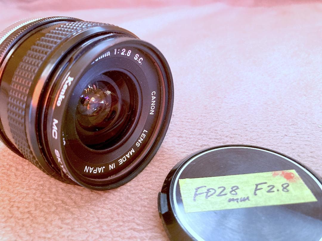 レンズ(単焦点) Canon FD28mm F2.8