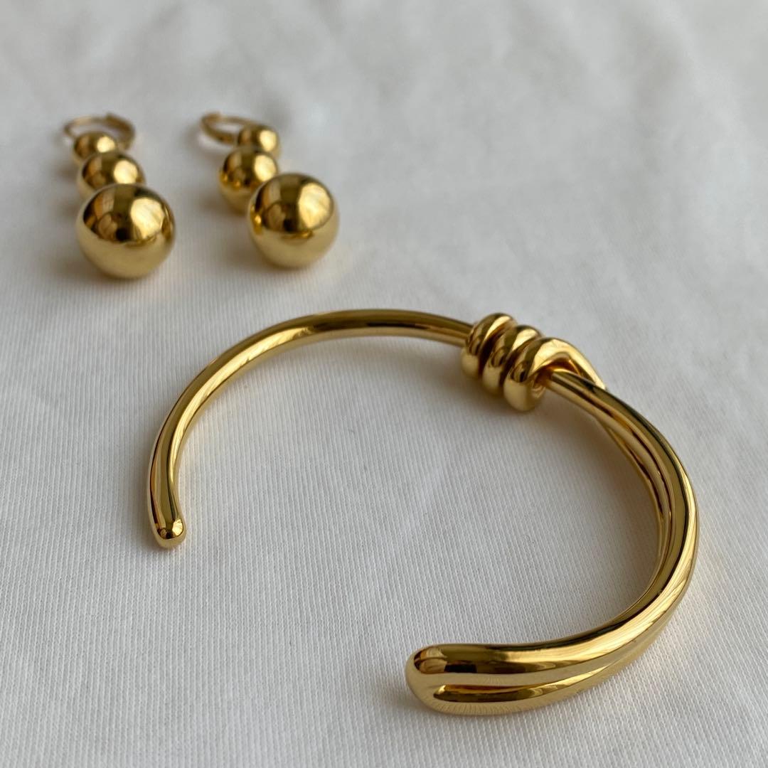 CÉLINE フィービー期 バーベルエクストラシン ノットバングル