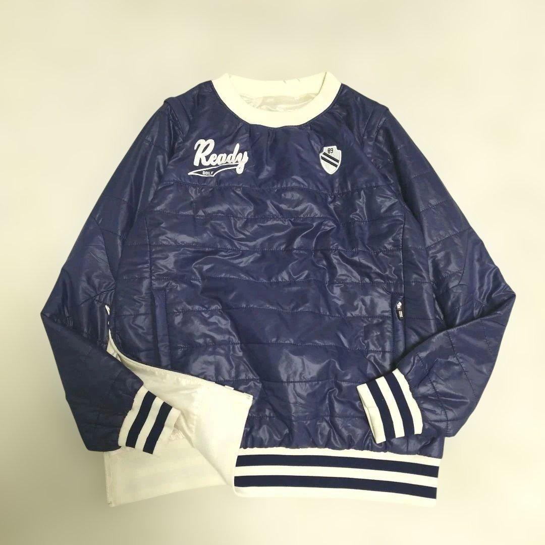 4way♡美品✨パーリーゲイツ ダウンスニード&ベスト ネイビー×ホワイト 0