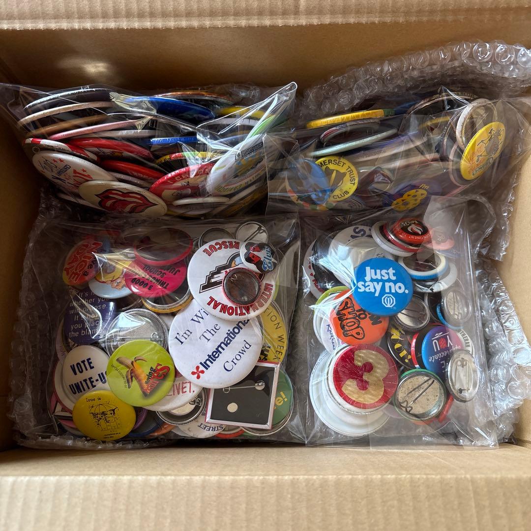 S*N様 ヴィンテージ缶バッジ300個OVER ／US／UK VINTAGE