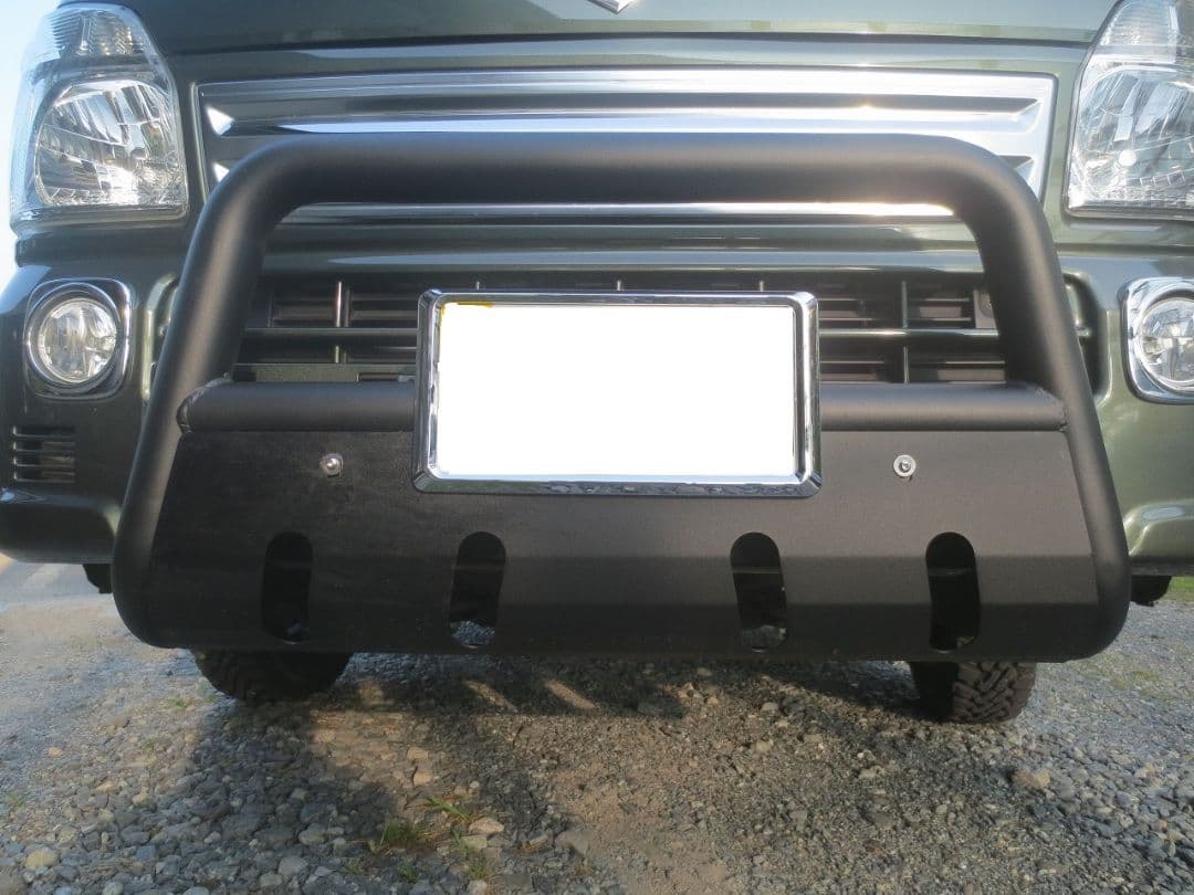 キャリィDAT16 パイプバンパーガード　マットブラック