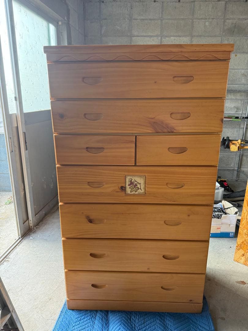 ニトリ　７段タンス