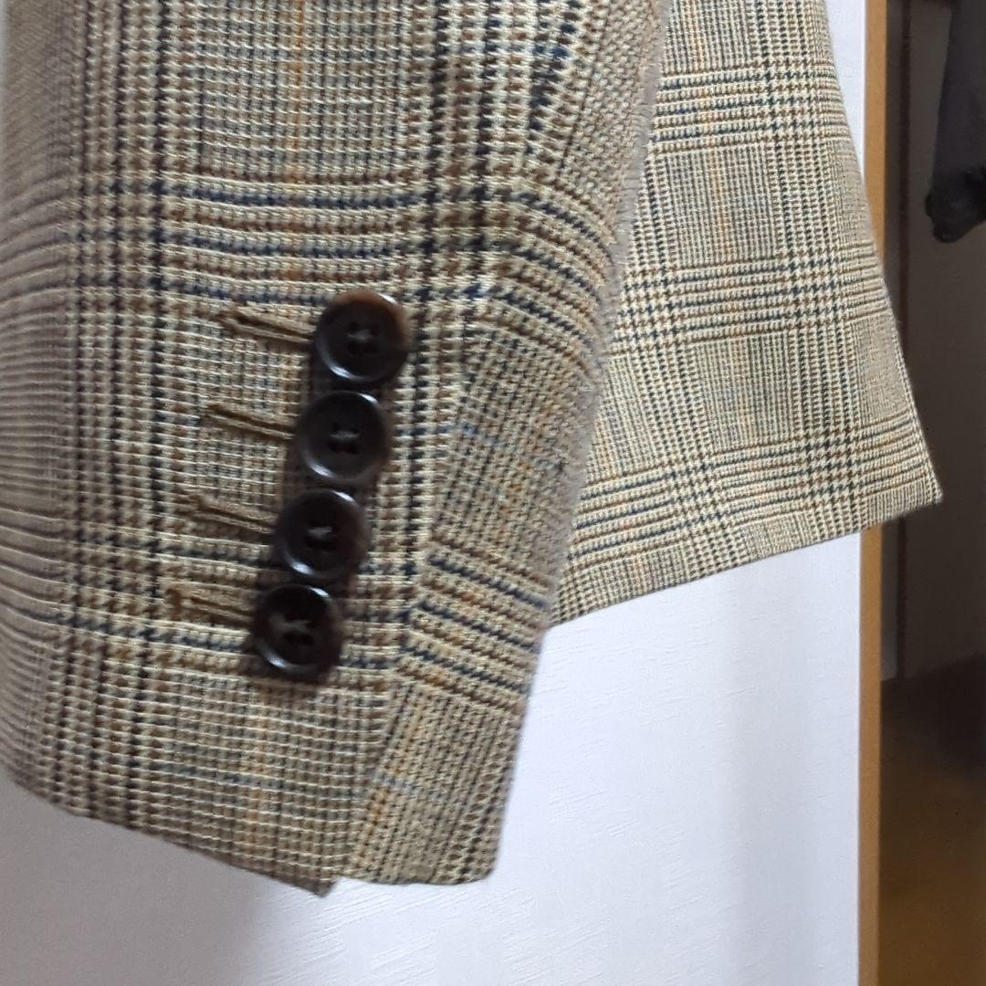 CELINE グレンチェック柄 テーラードジャケット 40