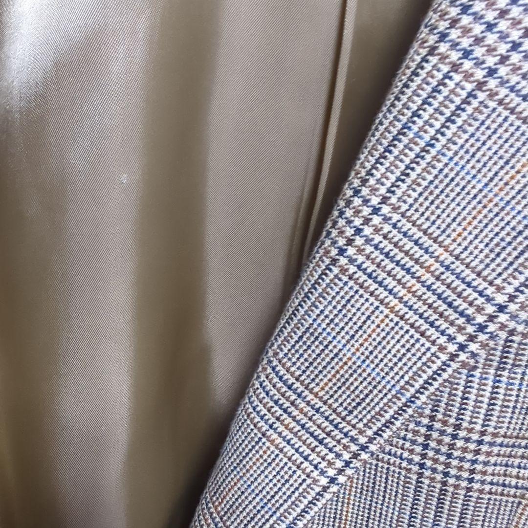 CELINE グレンチェック柄 テーラードジャケット 40