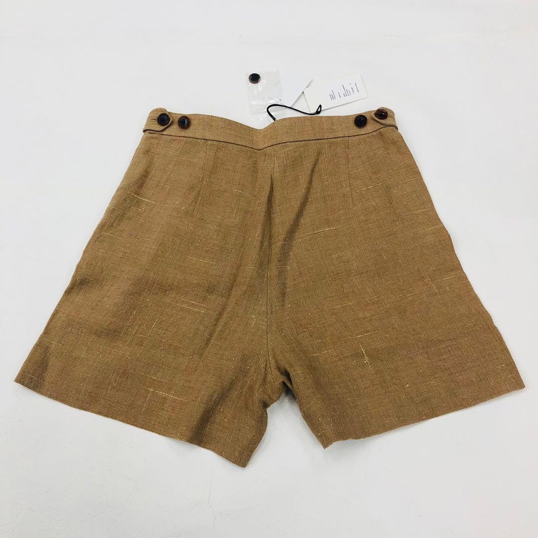 1296 新品タグ付き　オーラリー　定価35200円 ショートパンツ　リネン　2