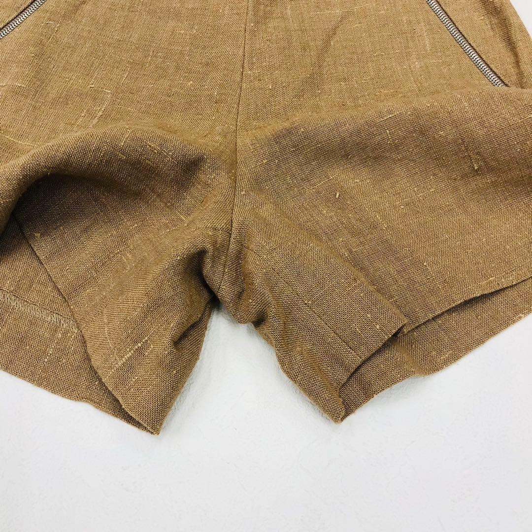 1296 新品タグ付き　オーラリー　定価35200円 ショートパンツ　リネン　2