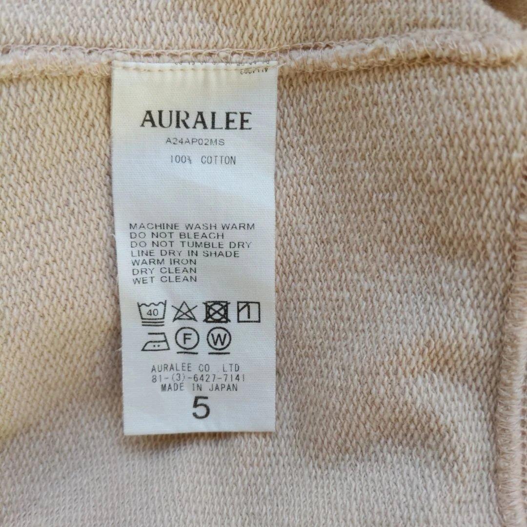 オーラリーAURALEE ポロシャツ コットン100%サイズ5