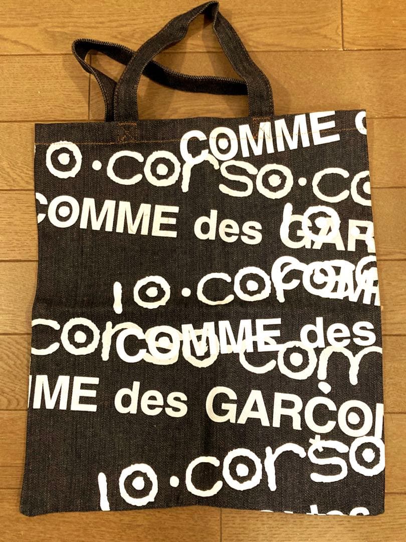 COMME des GARÇONS ロゴデニムエコバッグ