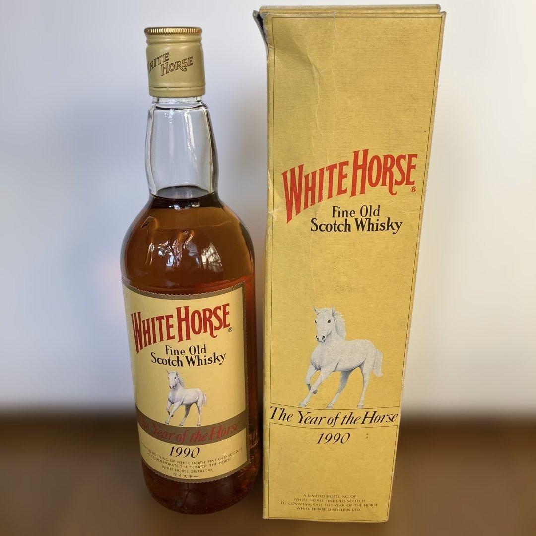 【希少・美品】ホワイトホース特級 ヴィンテージ 1990年 干支 午年