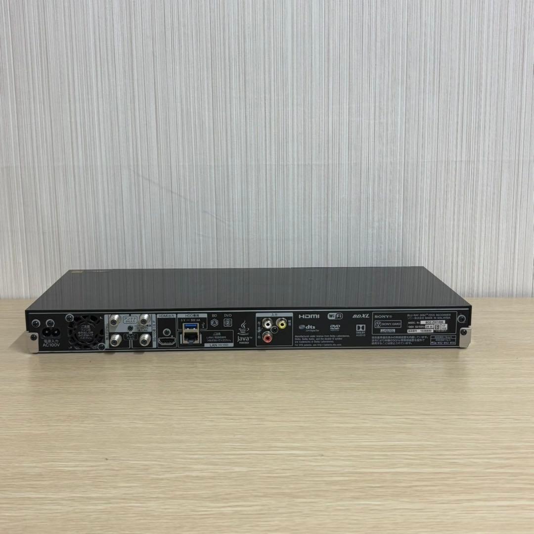 SONY ブルーレイレコーダー BDZ-ZW1500 2017年製