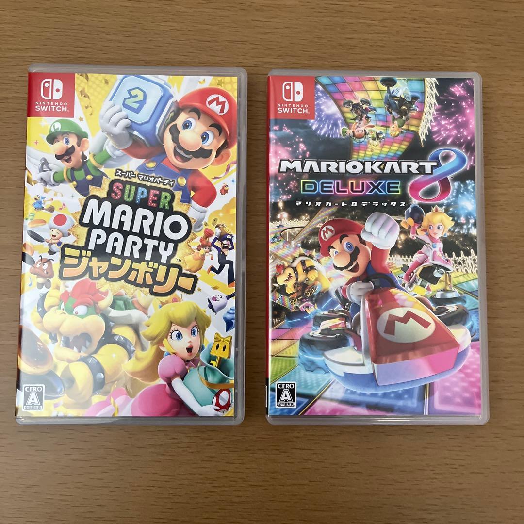 スーパーマリオパーティジャンボリー　　マリオカート8デラックス　セット