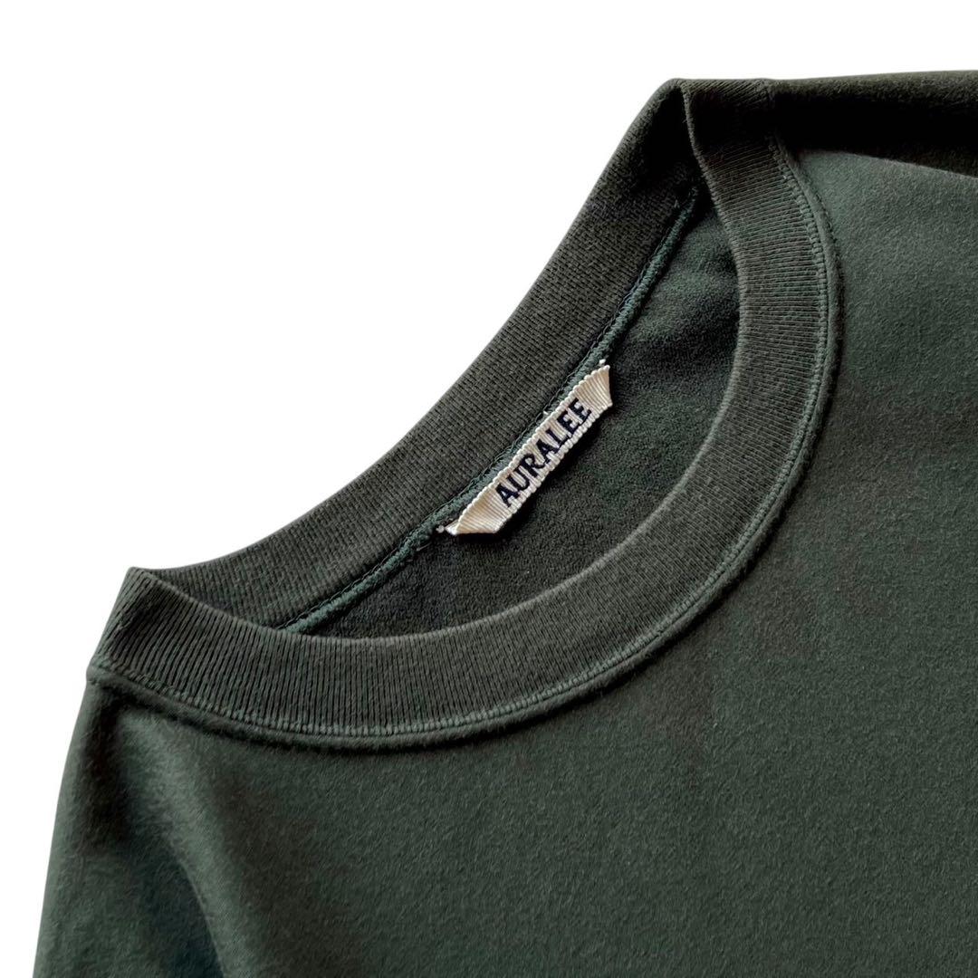トップス AURALEE SUPER HIGH GAUGE SWEAT BIG P/O